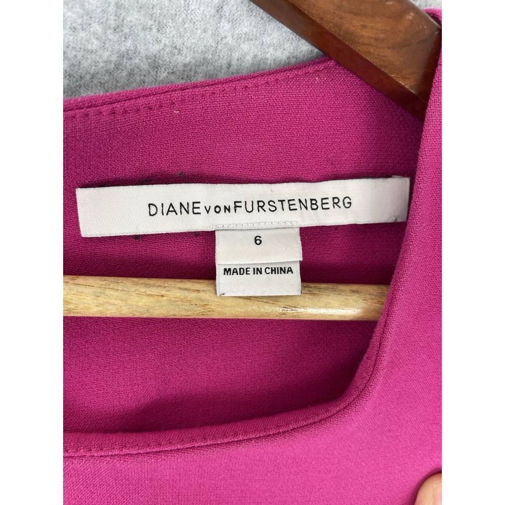 Diane Von Furstenberg Sz 6‎ DVF Carrie Sheath Dress Valentine's Date Night $348 - Picture 11 of 17